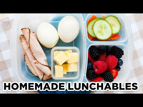 Homemade Lunchables (healthy!) | School Lunch Idea by MOMables