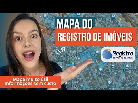 Como acessar o MAPA DO REGISTRO DE IMÓVEIS