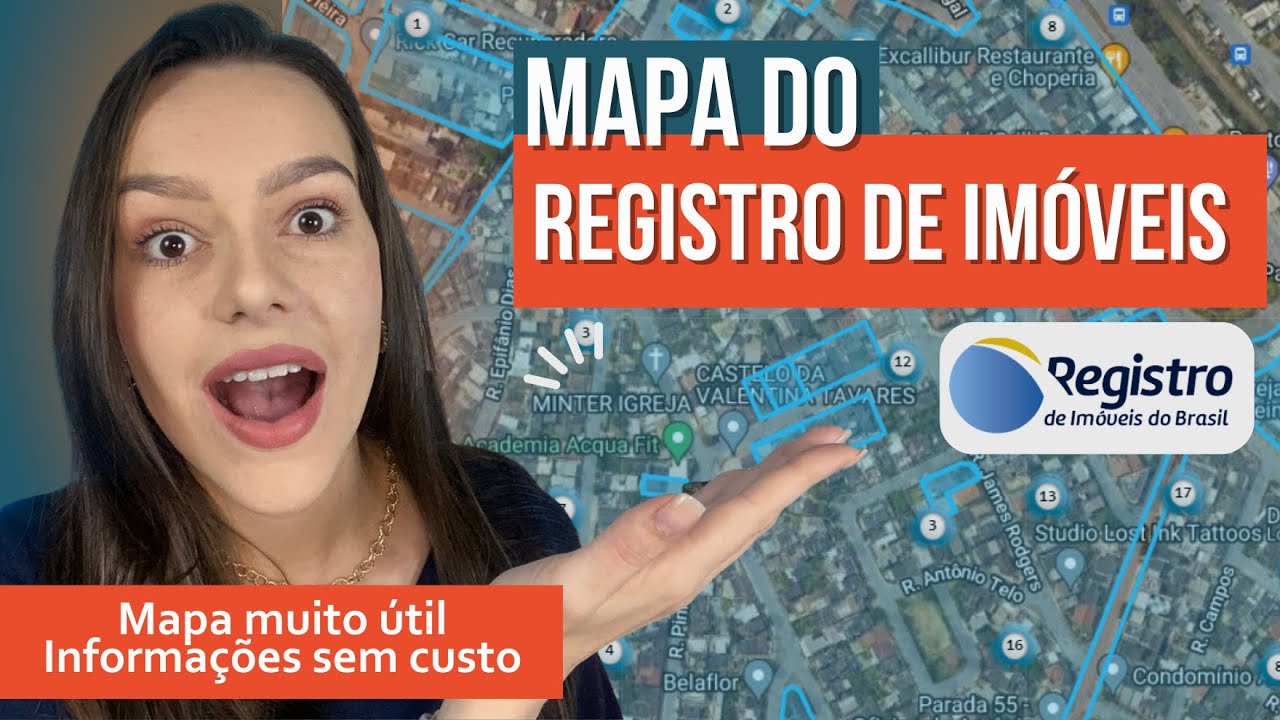 Como acessar o MAPA DO REGISTRO DE IMÓVEIS