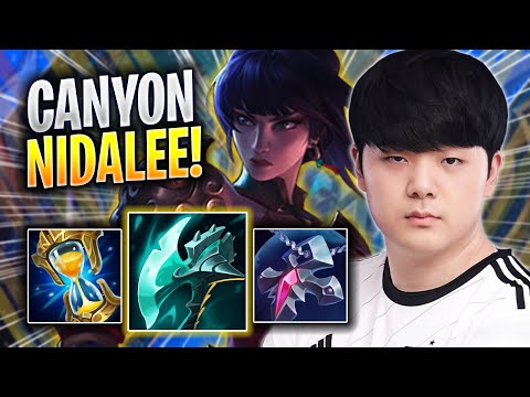 CANYON IS A MONSTER WITH NIDALEE! - DK Canyon Plays Nidalee JUNGLE vs Karthus! | Season 2023