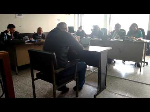 Bryan Jimenez ante Tribunal Quinto de Sentencia