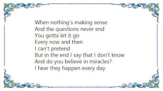 Charlotte Church - Show a Little Faith Lyrics