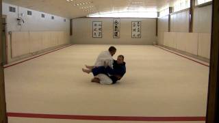Scissor Sweep Turnover from the Guard