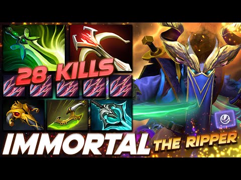 Riki Stealth Assassin 28 Frags Action - Dota 2 Pro Gameplay [Watch & Learn]