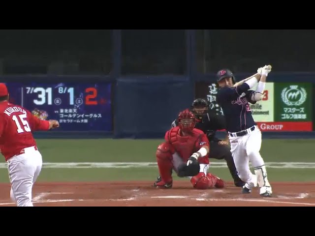 【4回裏】バファローズ・伊藤 カープ・黒田から同点タイムリー!! 2015/5/29 Bs-C