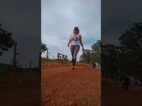 Caminhada sertaneja Comunidade Santa Rita município Vianópolis Goiás Brasil