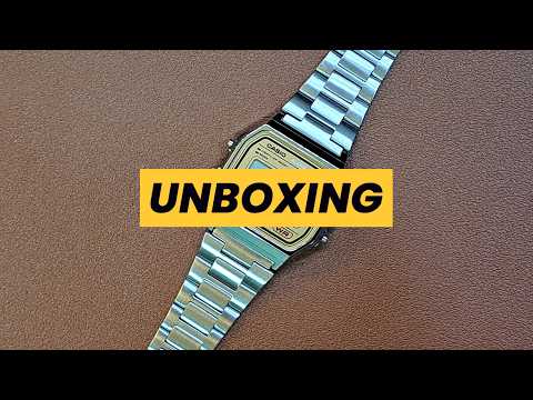 Casio A-158WEA-9JF Vintage Watch Unboxing ⌚ Retro Style Under $40