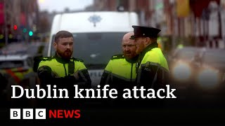 Dublin knife attack leaves three children injured | BBC News