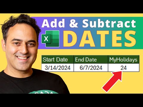 How to Add and Subtract Dates in Microsoft Excel