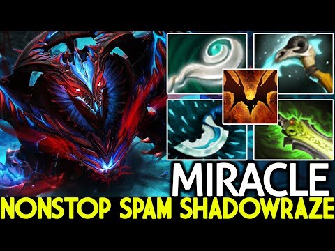 Miracle- [Shadow Fiend] Nonstop Spam Shadowraze Beautiful Plays 7.22 Dota 2
