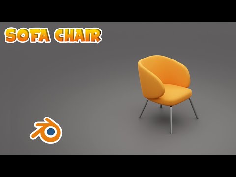 how to model a sofa chair in blender || easy guide