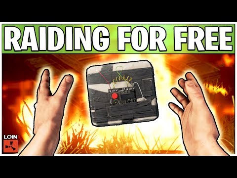 Rust RAIDING for FREE?! - STEALING HELI LOOT + AIRDROPS - 2/2 (Rich Eco Raids PvP)
