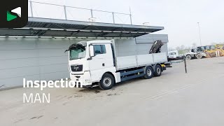 Cami&atilde;o de caixa aberta MAN TGX 26.440 6X2 Terex Atlas 125.2-A2 Kran Crane Lift+steering axl | Imagem 4 - Autoline