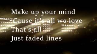 Secret Machines - Faded Lines - Lyrics On Screen