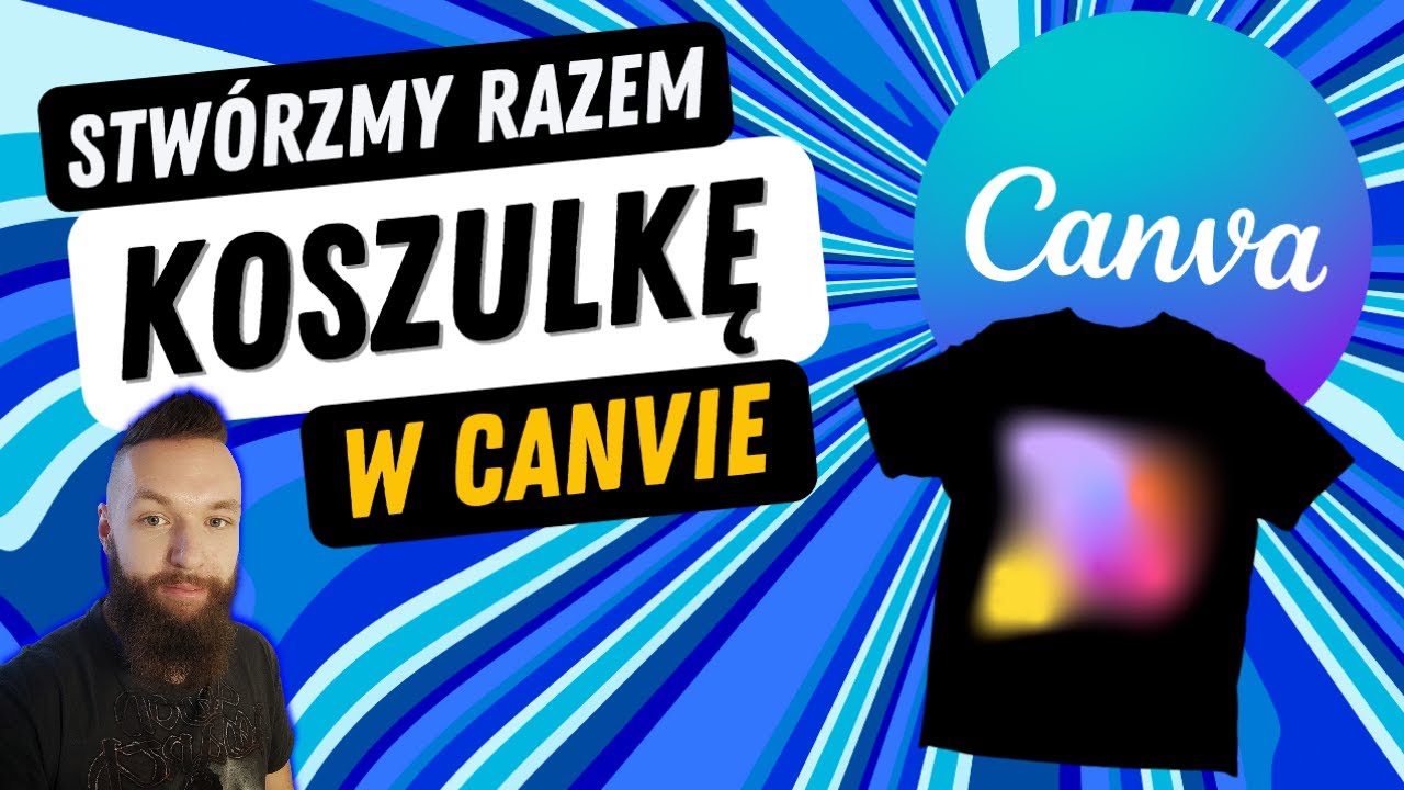 Jak Zaprojektować Koszulkę na Merch by Amazon w Canvie Poradnik Canva Tutorial PL T-shirt GIMP