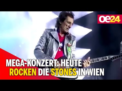 Mega-Konzert: Heute rocken die Stones in Wien