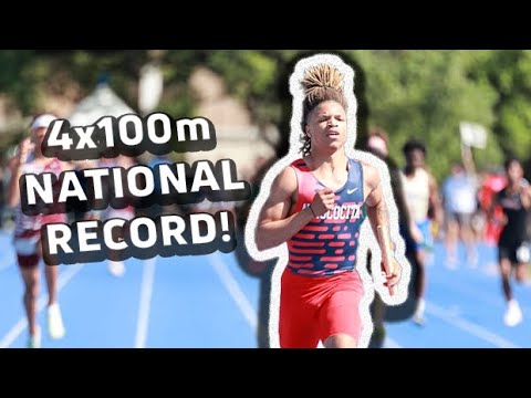 Humble Atasocita DESTROYS U.S. High School Boys 4x100m National Record By Nearly A SECOND!
