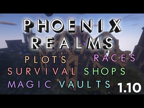 Minecraft: Phoenix Realms Magical Server [UPDATED 1.12]