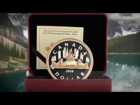 Canadian 2018 5oz Silver Voyageur Coin