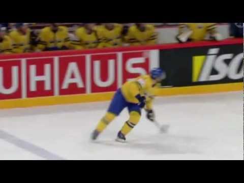 IIHF WC 2012 Sweden - Lativa. Saulietis gets Kronwalled