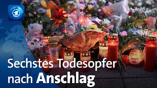 Anschlag in Magdeburg: Frau erliegt ihren Verletzungen