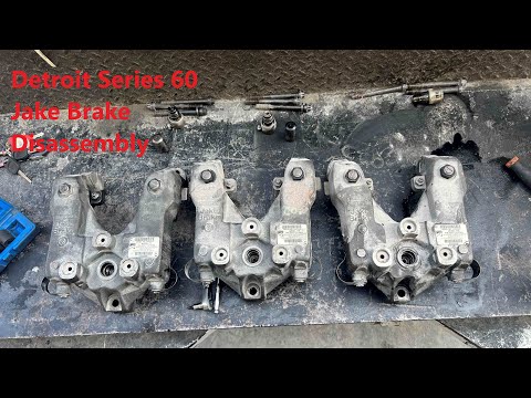 Detroit Series 60 Jake Brake Disassembly