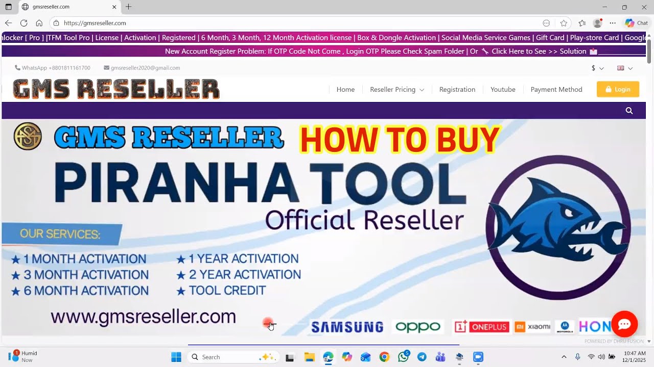 How To Buy Piranha Tool Licence With Gms Reseller