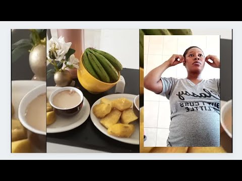 A day in a zambian pregnant women / sweet potatoes for breakfast/ kandolo .