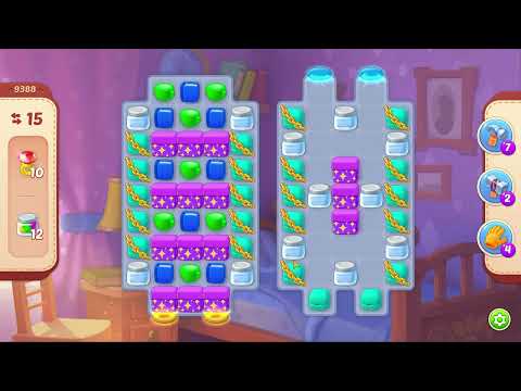 Homescapes level 9388 No Boosters 🏡 Gameplay Walkthrough Playrix