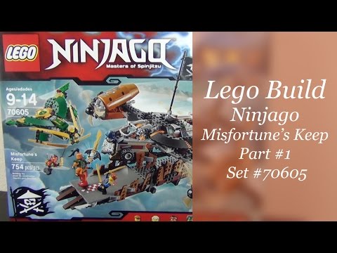 Let's Build - LEGO Ninjago Misfortune's Keep Set #70605 - Part 1