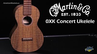 Video thumbnail for Martin 0XK Concert Ukelele - AmericanMusical.com by American Musical Supply
