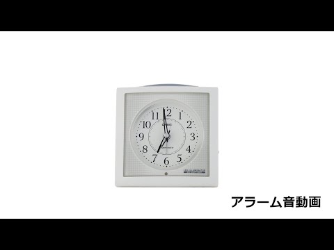 目覚まし時計 【wave ceptor（ウェーブセプター）】 ホワイト