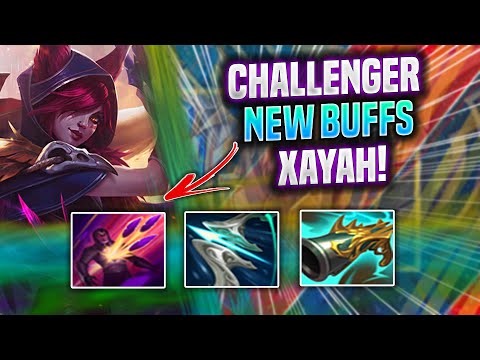 KOREAN CHALLENGER PERFECT GAME WITH XAYAH NEW BUFFS! - Korean Challenger Plays Xayah ADC vs Ziggs! |
