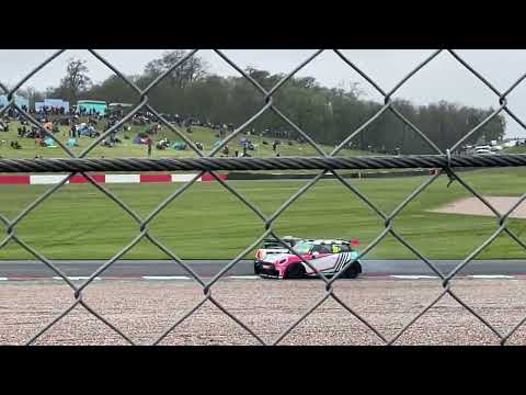 Donington Park 2023. Mini Challenge Spin Low Angle