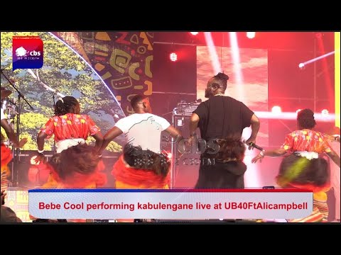Bebe Cool performing kabulengane live at UB40FtAlicampbell concert.
