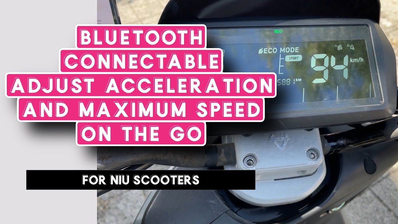 NIU scooter Bluetooth controller speed unlock