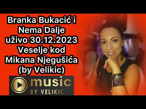 Branka Bukacic i Nema Dalje uzivo 30.12.2023 Veselje kod Mikana Njegusica(by Velikic)
