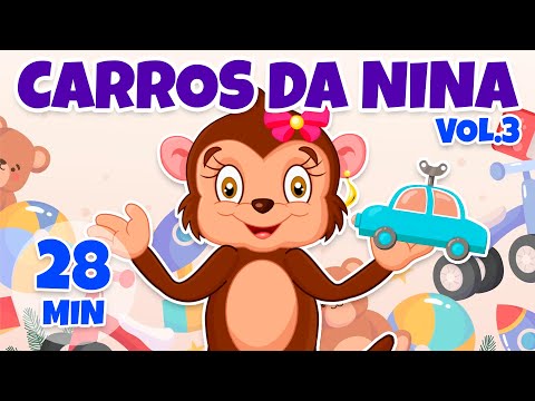Carros da Nina Vol. 3 - Giramille 28 min | Desenho Animado Musical