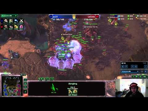 puCK (P) vs LeCone (Z) incredible Protoss micro