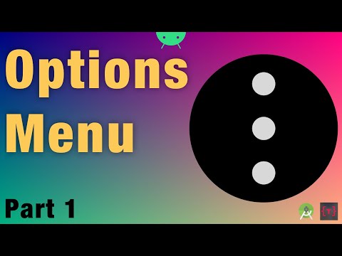 Creating the Options Menu