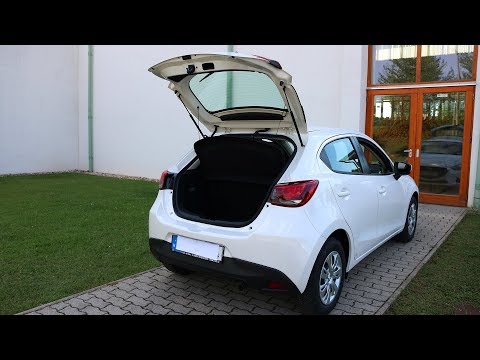 Mazda2 - How to Open the Trunk