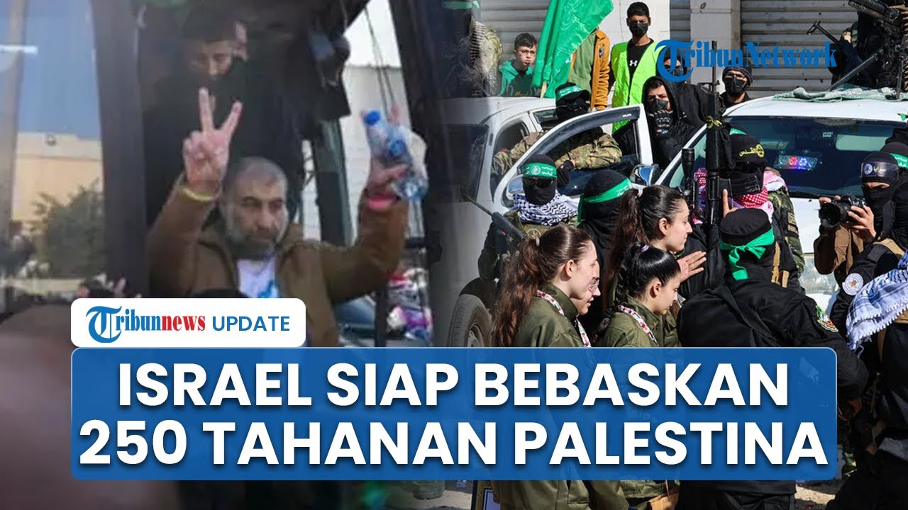 Pertukaran Dimulai: Israel Siap Bebaskan 250 Tahanan Palestina, Hamas Lepaskan 20 Sandera