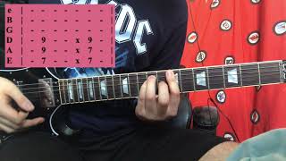 AC/DC Big Jack LIVE at River Plate - Guitar Lesson