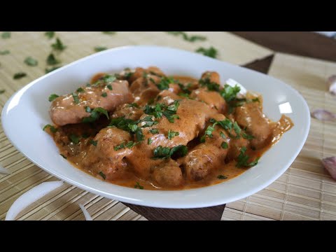 Alitas de pollo con crema de leche 🍗🥛😉 ¡Facilitas y rápidas!