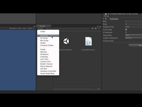 Scripts as Behaviour Components - Unity Official Tutorials