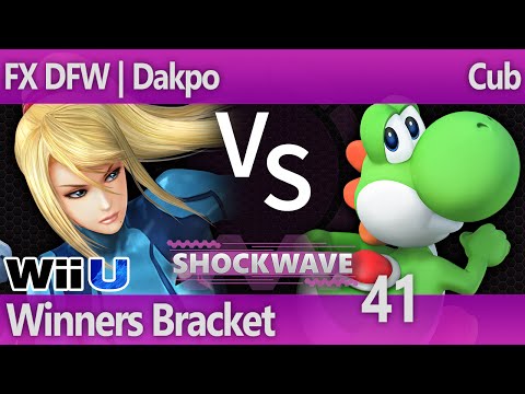 SW 41 Wii U - FX DFW | Dakpo (ZSS) vs Cub (Yoshi) - Winners Bracket