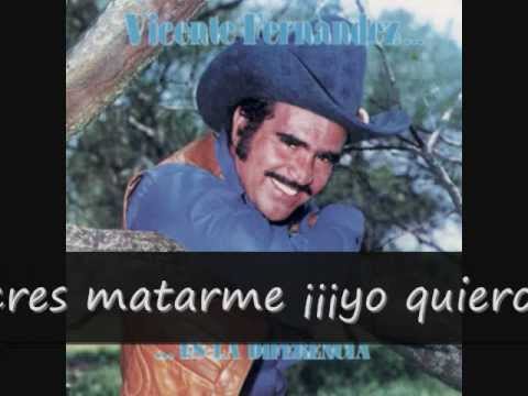 Vicente Fernandez Yo Quiero Ser Tu Marido (letra)
