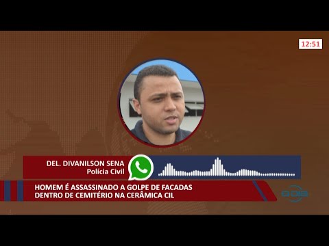 Homem é assassinado a golpe de facadas dentro de cemitério na Cerâmica Cil 04 05 2021