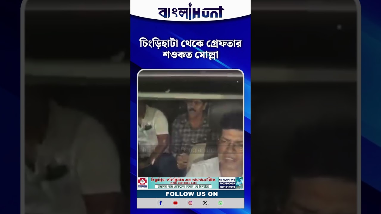চিংড়িহাটা থেকে গ্রেফতার শওকত মোল্লা