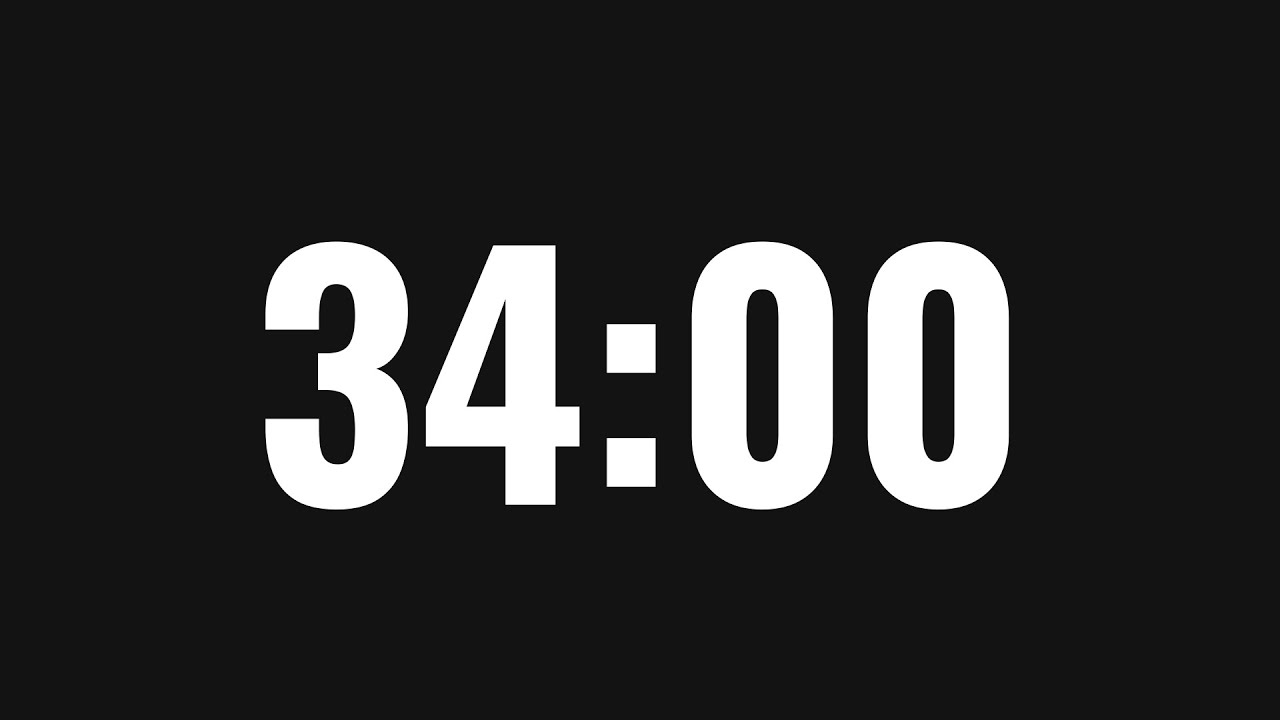 34 Minute Timer